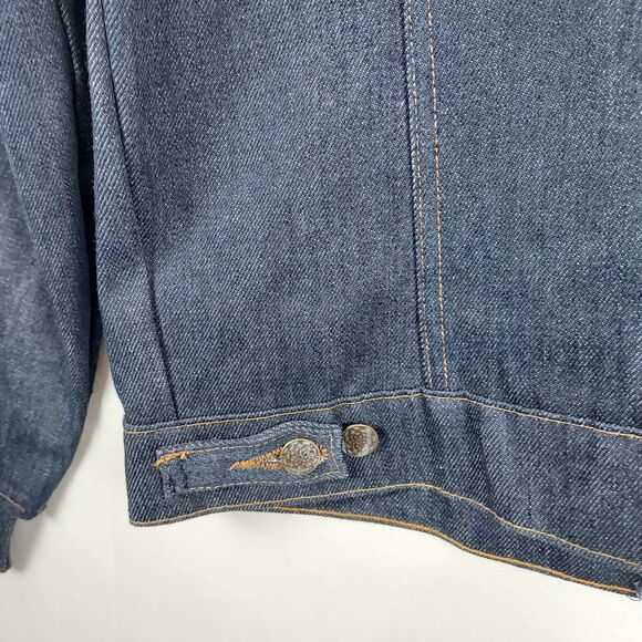 Big Smith Vintage Denim Chore Jacket Deadstock WPL 9477 USA Made Unworn Sz Mediu - Picture 6 of 12